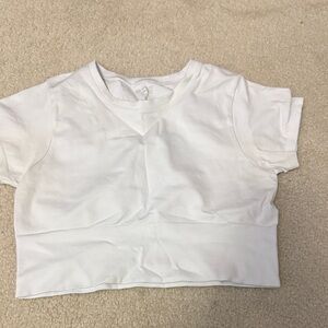 White Women's Crop Top